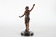 Art Nouveau Figur
Dansende ung kvinde 
af patineret metal