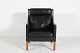 Børge MogensenWing back chair 2431Black leather